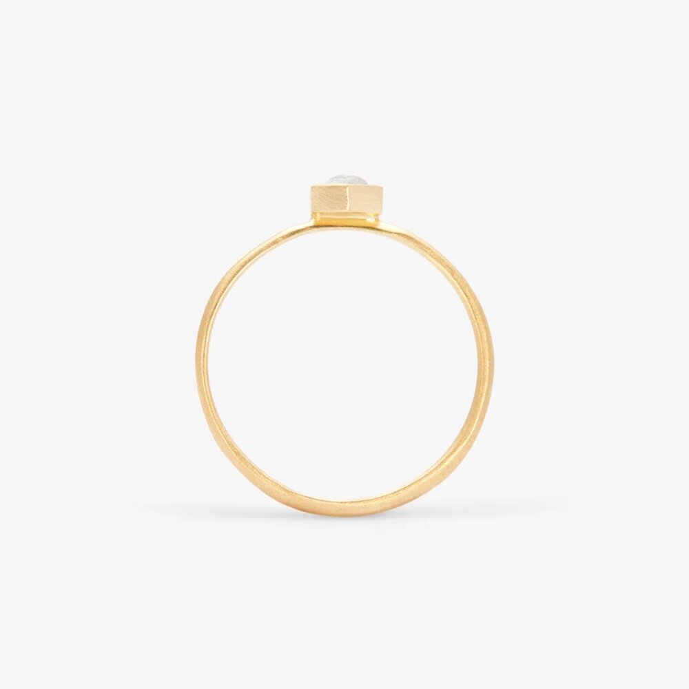 One-of-a-Kind Diamond Ring and Wedding Band Set by Satomi Kawakita - Picture 3 of 7